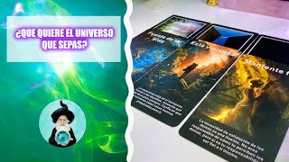 ¿QUE QUIERE EL UNIVERSO QUE SEPAS? 🌠 - TAROT INTERACTIVO | ASTRAL VLOG TAROT🔮🧙