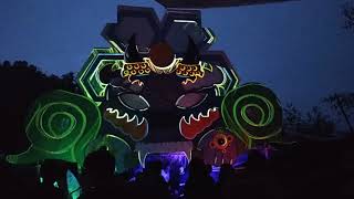 Crazy visuals (Hi-Tech Psy) omkara festival 2018 nepal