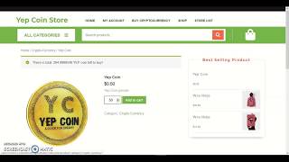 Test live Payement of YEP COIN with Paypal