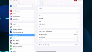HOW TO ENABLE OR DISABLE CAPTION PANEL IN IPADOS 13.6 (IPAD)