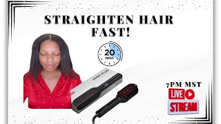 Quick & Easy Hair Straightening with the Tymo Ionic Plus | Live Demo!