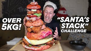 "SANTA'S STACK" BURGER TOWER CHALLENGE