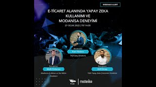 E TİCARET ALANINDA YAPAY ZEKA KULLANIMI VE MODANİSA DENEYİMİ