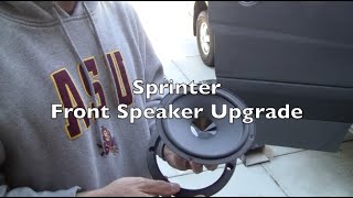 How to upgrade front speakers on Sprinter