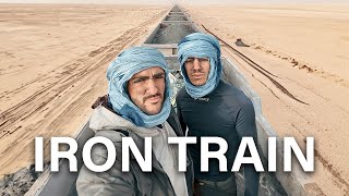 CLANDESTINE TRIP ON THE IRON TRAIN IN MAURITANIA 🇲🇷