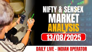 "Indian Stock Market Analysis 13/08/25 |Latest Trends & Insights" #trading #sharemarket