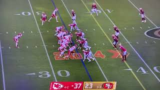 Isiah Pacheco Physical Run Kansas City Chiefs 10/23/22 vs San Francisco 49ers #football #chiefs