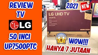 NEW!!! UNBOXING | REVIEW | TV LG 50 UP75PTC (WEB OS)