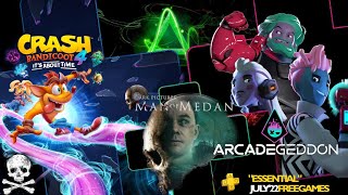 PS Plus Essential (Playstation Plus/PS+) July 2022 (3 Free PS4/PS5 Games)