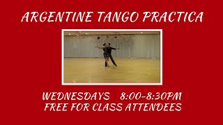 Argentine Tango Practica with video