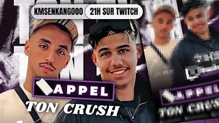 APPEL TON CRUSH / EX 💔 Ft Khalid !kick (rediff live twitch KmSenKangoo 26/02/2024)