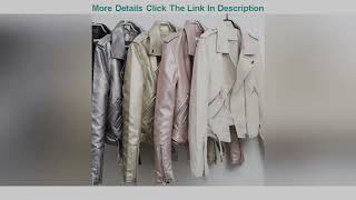 Top Fashion and slim Pu jacket of women's leather clothes in Europe and America in autumn and winte