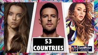 MY IDEAL EUROVISION SONG CONTEST 2020 | 53 COUNTRIES | ESC 2020 🇪🇺