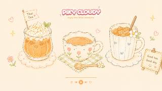 ✨ Relaxing Thai Milk Tea & Chill Beats ☕ Cozy Thai Tea Cafe Lofi