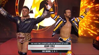 MJF AND ADAM COLE ENTERANCE AEW DYNAMITE | SPECIAL ENTRANCE | 5 JULY 2023 DYNAMITE
