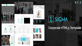 Sigma Corporate HTML5 Template | Themeforest Website Templates and Themes