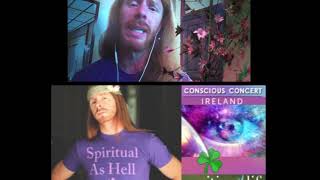 JP Sears at Conscious Concert wt Paul Congdon of Positive Life Magazine Ireland