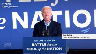 Dem. Presidential Candidate Joe Biden: The 1st step to beating the virus (COVID19) is beating Trump!