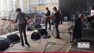 Backstage auf dem Darmstädter Schlossgrabenfest