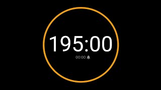 195 Minute Timer with Alarm / iPhone Timer Style