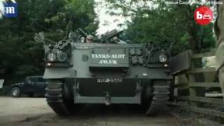 World's first 'tank limo' is built by wielding two tanks together