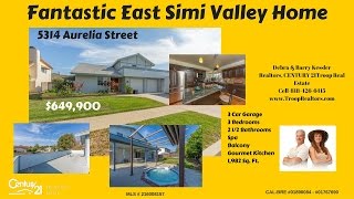 East Simi Valley Home For Sale 5314 Aurelia Street $649,900