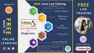 Free Linux Live Training_Batch05_Session-13 | Linux Live Training