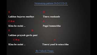 Lakhau hajarau lyrics with chords