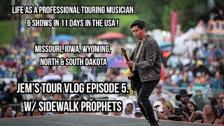 Life As A Touring Musician -  6 Shows In 11 Days On Tour In The USA | Jem's Tour VLOG Ep.5