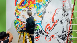 Yoneyama Mai Live Drawing at Kinokuniya Atlanta - Day 1