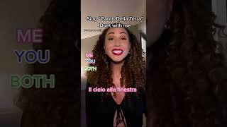 Ready for a challenge? 😏 Duet with me “Canto Della Terra” by Andrea Bocelli in ITALIAN!