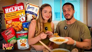 GRINGA FAZ RECEITA AMERICANA CASEIRA E SURPREENDE  | #MEIOAMEIO #19