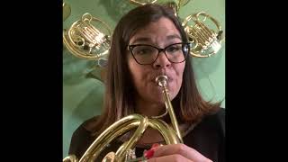 French Horn Gold Etude 3