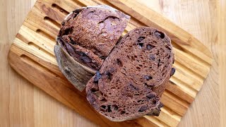 Chocolate Porter Sourdough -- Bâtard Shaping