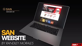SAN Website presentation by Randley Morales