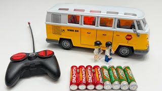 Unboxing Remote Control School Bus, EV Spray Scorpion, Spider Monster Train, RC Military Missile Car