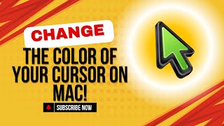 How To Change The Color of Your Cursor on a MacBook! (Fast & Easy)