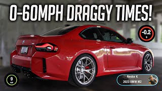BMW M2 G87 0-60mph Dragy Times! *Manual Launch Control*