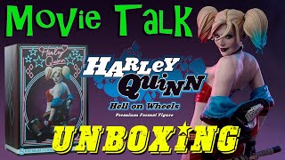 Harley Quinn Hell on Wheels premium format figure unboxing (Sideshow Collectibles)