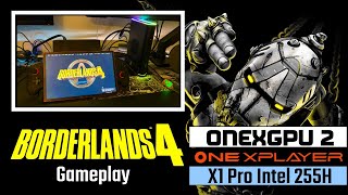 Borderlands 4 Gameplay - ONEXGPU 2 (7800M eGPU) + Onexplayer X1 Pro EVA-02 Special Edition