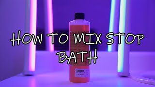 How To Mix Kodak Stop Bath (For Film Development)