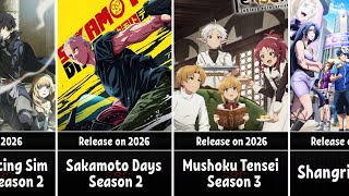 All Upcoming Anime in 2026