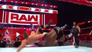 WWE Raw 18 June, 2018 Bobby Lashley's Spear İs Back
