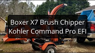 Morbark Boxer X7 Brush Chipper w Kohler Command Pro EFI Engine