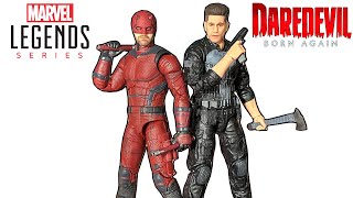 Marvel Legends Daredevil Born Again Daredevil and Punisher Review 