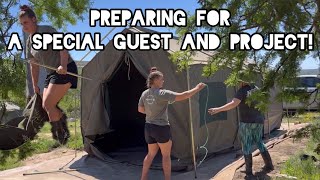 Preparing for a special guest! // Off-Grid lifestyle
