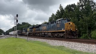 Railfanning Selma NC 7/17/2025 (Ft. train meet and destroyed CSX)