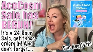 AceCosm Sale has started, its only 24 Hours! Code Jessica10 Saves you money