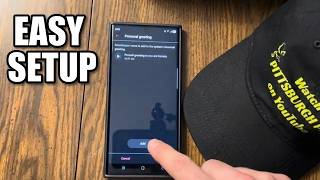 First time setting up Visual Voicemail greeting on Android?