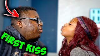 Getting My CAMERA MAN His FIRST KISS With A CUTE GIRL